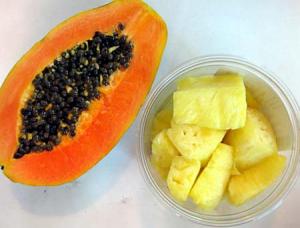 ananas papaya